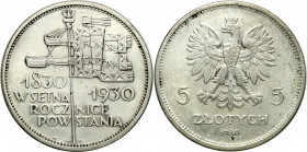 Poland II Republic
POLSKA / POLAND / POLEN / POLOGNE / POLSKO

II RP. 5 zlotych 1930 Sztandar 

Moneta z naturalnymi śladami obiegu.Parchimowicz ...