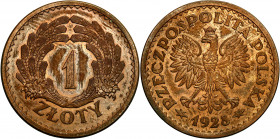 Probe coins of the Second Polish Republic
POLSKA / POLAND / POLEN / PATTERNPRL. PROBE / SPECIMEN

PROBA / PATTERN. Copper 1 zloty 1928 - RARITY 
...