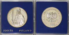 Probe coins Polish People Republic (PRL) and Poland
POLSKA / POLAND / POLEN / PATTERNPRL. PROBE / SPECIMEN

PRL. PROBA / PATTERN srebro 200 zlotych...