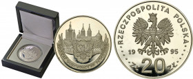 Polish collector coins after 1990
POLSKA / POLAND / POLEN / POLOGNE / POLSKO

III RP. 20 zlotych 1995 Województwo Płockie + PUDEŁKO 

Plamki na l...