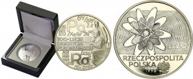 Polish collector coins after 1990
POLSKA / POLAND / POLEN / POLOGNE / POLSKO

III RP. 20 zlotych 1998 Polon i Rad - Skłodowska + PUDEŁKO 

Mennic...