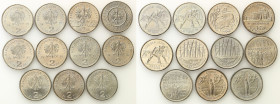 Polish collector coins after 1990
POLSKA / POLAND / POLEN / POLOGNE / POLSKO

III RP. 2 zlote 1995, group 11 coins - DUŻY group 

Komplet dwuzłot...