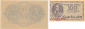 COLLECTION of Polish Banknotes
POLSKA / POLAND / POLEN / PAPER MONEY / BANKNOTE

REPRINT 100 polish mark 1919, seria AH 

Banknot z nadrukiem 60-...
