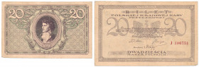 COLLECTION of Polish Banknotes
POLSKA / POLAND / POLEN / PAPER MONEY / BANKNOTE

20 polish mark 1919 seria J - RARE 

Rzadki banknot w obiegowym ...