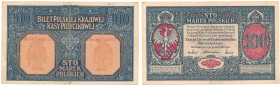 COLLECTION of Polish Banknotes
POLSKA / POLAND / POLEN / PAPER MONEY / BANKNOTE

100 polish mark 1916 seria A - RARE 

Rzadki banknot ze śladami ...