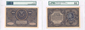COLLECTION of Polish Banknotes
POLSKA / POLAND / POLEN / PAPER MONEY / BANKNOTE

1.000 polish mark 1919 seria III-AF, PMG 64 

Egzemplarz w gradi...
