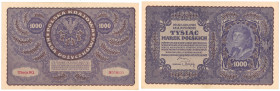 COLLECTION of Polish Banknotes
POLSKA / POLAND / POLEN / PAPER MONEY / BANKNOTE

1.000 polish mark 1919 seria II-BQ 

Banknot złamany w pionie.Lu...