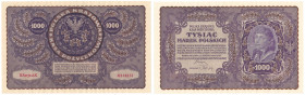 COLLECTION of Polish Banknotes
POLSKA / POLAND / POLEN / PAPER MONEY / BANKNOTE

1.000 polish mark 1919 II seria AK 

Lekko pofalowany papier w o...