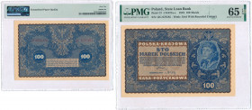 COLLECTION of Polish Banknotes
POLSKA / POLAND / POLEN / PAPER MONEY / BANKNOTE

100 polish mark 1919 seria IJ-G, PMG 65 EPQ - BEAUTIFUL 

Egzemp...