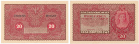 COLLECTION of Polish Banknotes
POLSKA / POLAND / POLEN / PAPER MONEY / BANKNOTE

20 polish mark 1919 seria II-EM - WYŚMIENITE 

Wyśmienicie zacho...