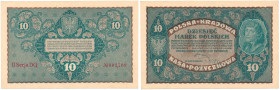 COLLECTION of Polish Banknotes
POLSKA / POLAND / POLEN / PAPER MONEY / BANKNOTE

10 polish mark 1919 seria II-DQ 

Złamany narożnik.Lucow 374 (R0...