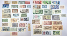 World Banknotes
PAPER MONEY / BANKNOTE

Czechoslovakia, Czech Republic, banknotes, 48 ??pieces 

Zróżnicowany zestaw. Pojedyncze pozycje ciekawsz...