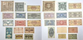 World Banknotes
PAPER MONEY / BANKNOTE

Finland, banknotes, set of 14 

Zróżnicowany zestaw banknotów. Pozycje w różnym stanie zachowania.

Det...