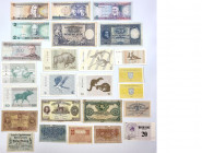 World Banknotes
PAPER MONEY / BANKNOTE

Lithuania, Latvia, banknotes, set of 25 

Zróżnicowany zestaw banknotów. Pozycje w różnym stanie zachowan...
