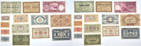 World Banknotes
PAPER MONEY / BANKNOTE

Latvia, banknotes, set of 14 pieces 

Zróżnicowany zestaw banknotów. Pozycje w różnym stanie zachowania....