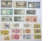World Banknotes
PAPER MONEY / BANKNOTE

Lithuania, Latvia, banknotes, set of 21 

Zróżnicowany zestaw banknotów. Pozycje w różnym stanie zachowan...