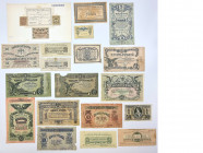 World Banknotes
PAPER MONEY / BANKNOTE

Northwest Russia, Ukraine. Banknotes, set of 23 pieces 

Ciekawsze banknoty emitowane dla Odessy. W przew...