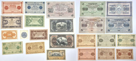 World Banknotes
PAPER MONEY / BANKNOTE

Russia. 50 kopecks to 5,000 rubles 1917-1923, set of 23 pieces 

Ciekawy zestaw banknotów Rosji porewoluc...