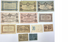 World Banknotes
PAPER MONEY / BANKNOTE

Ukraine, banknotes, set of 12 

Zróżnicowany zestaw banknotów. Pozycje w różnym stanie zachowania.

Det...