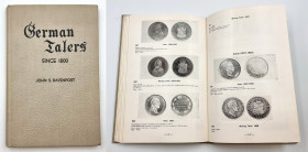 Numismatic literature
John S. Davenport. German Talers Since 1800, edition 1949 

Miejscowo zżółknięte strony, ślady użytkowania, ale ogólny stan d...