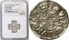 Medieval coin collection - WORLD
GERMANY / ENGLAND / CZECH / GERMAN

England, Aethelred II (978-1016). Crux denar NGC UNC - RARE 

Aw.: Popiersie...