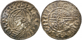 Medieval coin collection - WORLD
GERMANY / ENGLAND / CZECH / GERMAN

England. Knut (1016-1035). Pointed Helmet denar - RARE 

Aw.: Popiersie wład...
