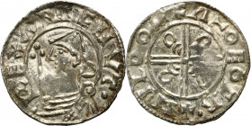 Medieval coin collection - WORLD
GERMANY / ENGLAND / CZECH / GERMAN

England, Knut (1016-1035). Short cross denar - RARE 

Aw.: Popiersie władcy ...