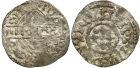 Medieval coin collection - WORLD
GERMANY / ENGLAND / CZECH / GERMAN

Belgium? Antwerp?. Anonymous denarius - RARE 

Obiegowy egzemplarz. Rzadki. ...