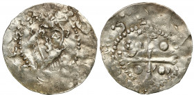 Medieval coin collection - WORLD
GERMANY / ENGLAND / CZECH / GERMAN

Netherlands, Deventer. Konrad II (1024-1039). Denarius (1027-1039) 

Aw.: Po...