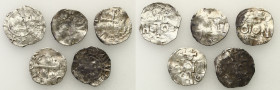 Medieval coin collection - WORLD
GERMANY / ENGLAND / CZECH / GERMAN

Germany, Lower Lorraine - Cologne, 10th / 11th century. Knife type denarius an...