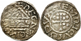 Medieval coin collection - WORLD
GERMANY / ENGLAND / CZECH / GERMAN

Germany, Regensburg. Heinrich II (985-995). Denarius 

Ładny, czytelny egzem...