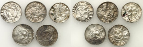 Medieval coin collection - WORLD
GERMANY / ENGLAND / CZECH / GERMAN

Germany, Saxony / Sachsen. Cross denarius 10th / 11th century, set of 5 coins ...