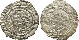 Medieval coin collection - WORLD
GERMANY / ENGLAND / CZECH / GERMAN

Hungary. Solomon (1063-1074). Denarius 

Aw.: Półpostać z krzyżem na wprost,...