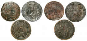Medieval coin collection - WORLD
GERMANY / ENGLAND / CZECH / GERMAN

Hungary, Bela III (1172-1196). Copper money 1172-1182, set of 3 

Aw: Para k...