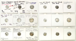Medieval coin collection - WORLD
GERMANY / ENGLAND / CZECH / GERMAN

Hungary. Denarius, obol, bracteate, set of 9 coins 

Zestaw zawiera 9 monet ...