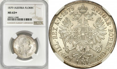 Austria
Austria, Francis Joseph I (1848-1916). Floren 1879, Vienna NGC MS63 + BEAUTIFUL 

Wyśmienicie zachowana moneta.&nbsp;Dodatkowy plus przy no...