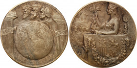 France
France, Spain. Medal 1876 of the Geographical Society - discovery expeditions, bronze - RARE 

Medal wykonany na pamiątkę wypraw morskich Ko...
