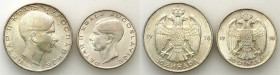 Yugoslavia
Yugoslavia. 20 dinars 1938, 50 dinars 1938, set of 2 coins 

Bardzo ładnie zachowane.&nbsp;KM 23, 24

Details: 24,04 g Ag 
Condition:...