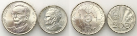 Yugoslavia
Yugoslavia. 200 dinars 1977, 1,000 dinars 1980, set of 2 coins 

200 dinarów stan 2, 1.000 dinarów stan 1-.KM# 64, 78

Details: 41,07 ...