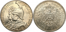 Germany
Germany, Prussia. 5 mark 1901 A, Berlin 

Wybite na 200. rocznicę ustanowienia Królestwa Prus.Lekko czyszczone tło na awersie, ale moneta ł...