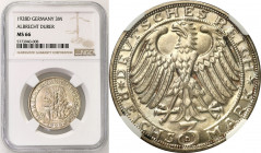 Germany
Germany, Weimar. 3 mark 1928 D, Munich NGC MS66 - BEAUTIFUL and RARE 

Moneta wybita z okazji 400. rocznicy śmierci wybitnego niemieckiego ...