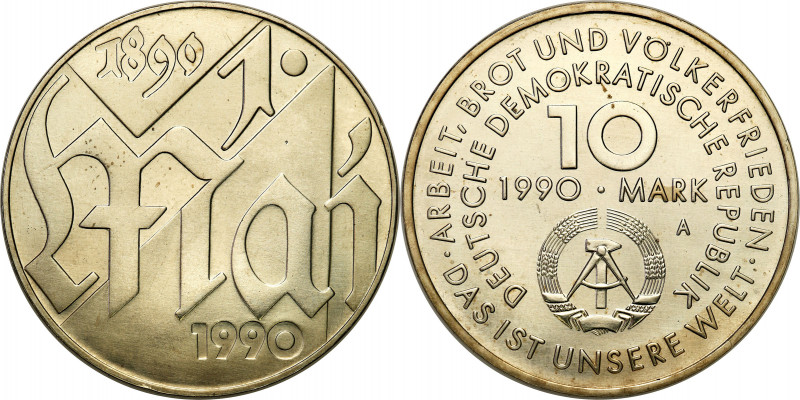 Germany
Germany, DDR. 10 mark 1990 

Pięknie zachowane. 

Details: 11,91 g ...