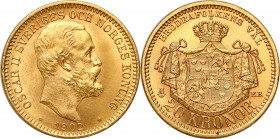 Norway
Norway. Oscar II (1872-1905). 20 korun 1902, Kongsberg BEAUTIFUL 

Pięknie zachowana egzemplarz. Nakład 113.810 sztuk.Friedberg 93b; Ahlstro...