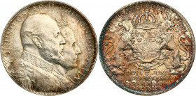 Sweden
Sweden. Oscar II Medal, 1907, silver 

Kolorowa patyna 

Details: 34,64 g Ag 47,5 mm
Condition: 2- (EF-)