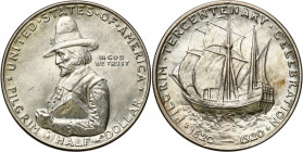 USA (United States of America)
USA. 1/2 dollar 1920 Pilgrim - BEAUTIFUL 

Pięknie zachowana moneta, wybita na 300 rocznicę przybycia pielgrzymów do...