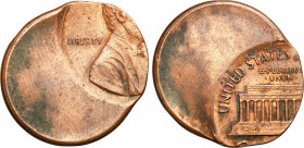 USA (United States of America)
USA. 1 cent from 1959 Lincoln - MINT ERROR 

Duże przesunięcie stempla.Patyna.

Details: 2,50 g 
Condition: 1- (U...