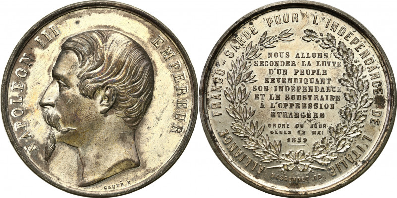 Italy
Italy. Vittorio Emanuele II (1849-1861). Medal 1859 - Independence of Ita...