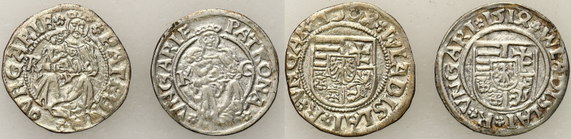 Ungarn
Hungary, Wadysaw II Jagielloczyk (1490-1516). Denar 1504, 1515, set of 2...