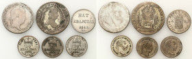 Ungarn
Hungary. 20 cutters 1765, 1840, 6 cutters 1848, 10 cutters 1870-1877, set of 6 coins 

Monety w różnym stanie zachowania.

Details: 19,71 ...
