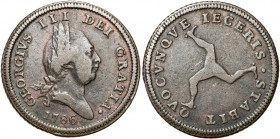 Great Britain
United Kingdom - Isle of Man. George III (1760-1820). 1/2 penny 1786, London 

Patyna. Rzadsza moneta.Seaby 7414; KM-8

Details: 7,...